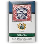 Load image into Gallery viewer, Ghana 100% Dark Chocolate bar packaging on white background
