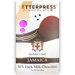 Load image into Gallery viewer, Jamaica 50% Dark MIlk Chocolate packaging
