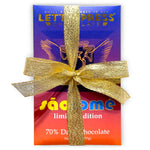 Load image into Gallery viewer, Ultimate Dark chocolate bars wrapped in gold ribbon - see description for details
